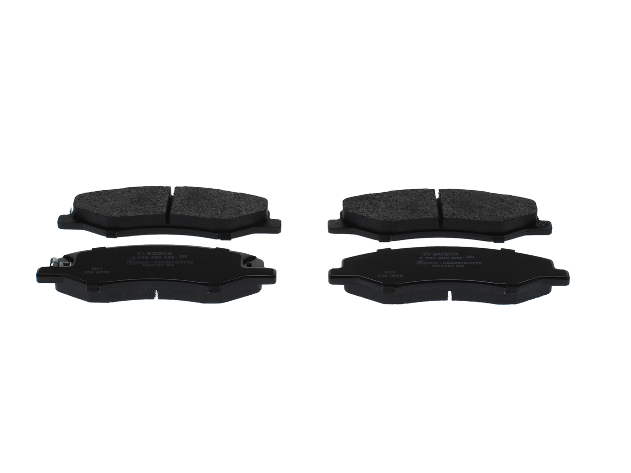 Bremsbeläge 0 986 460 068 BOSCH 45022THRA02 HONDA