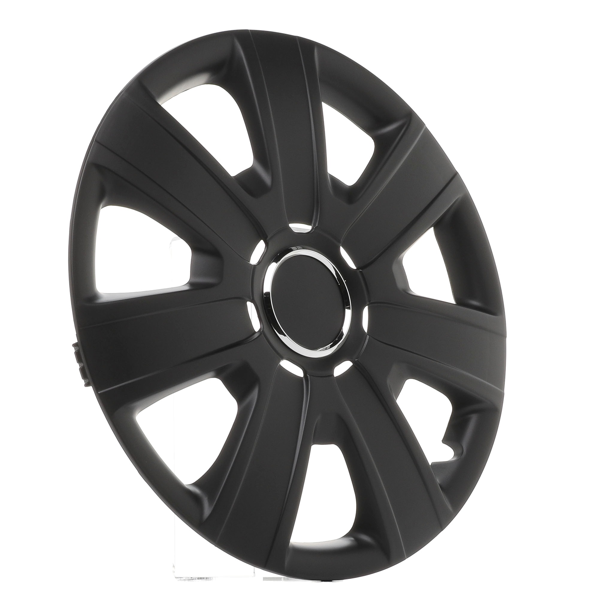 Side view of RIDEX 100009A0046 Wheel covers black, 15Inch