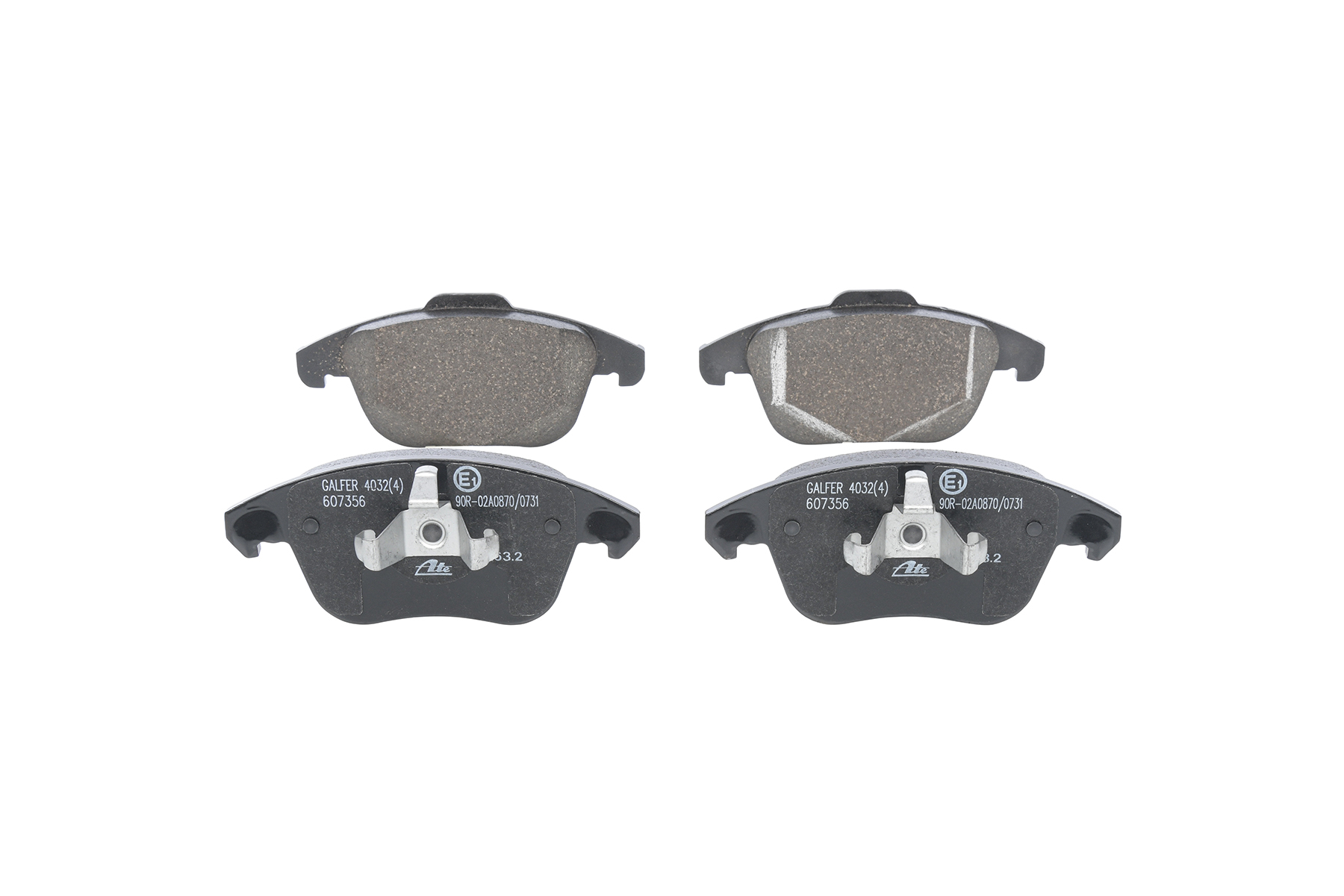 Plaquettes de frein 16 478 740 80 ATE 13.0460-7356.2 PEUGEOT, CITROЁN, OPEL, DS, VAUXHALL