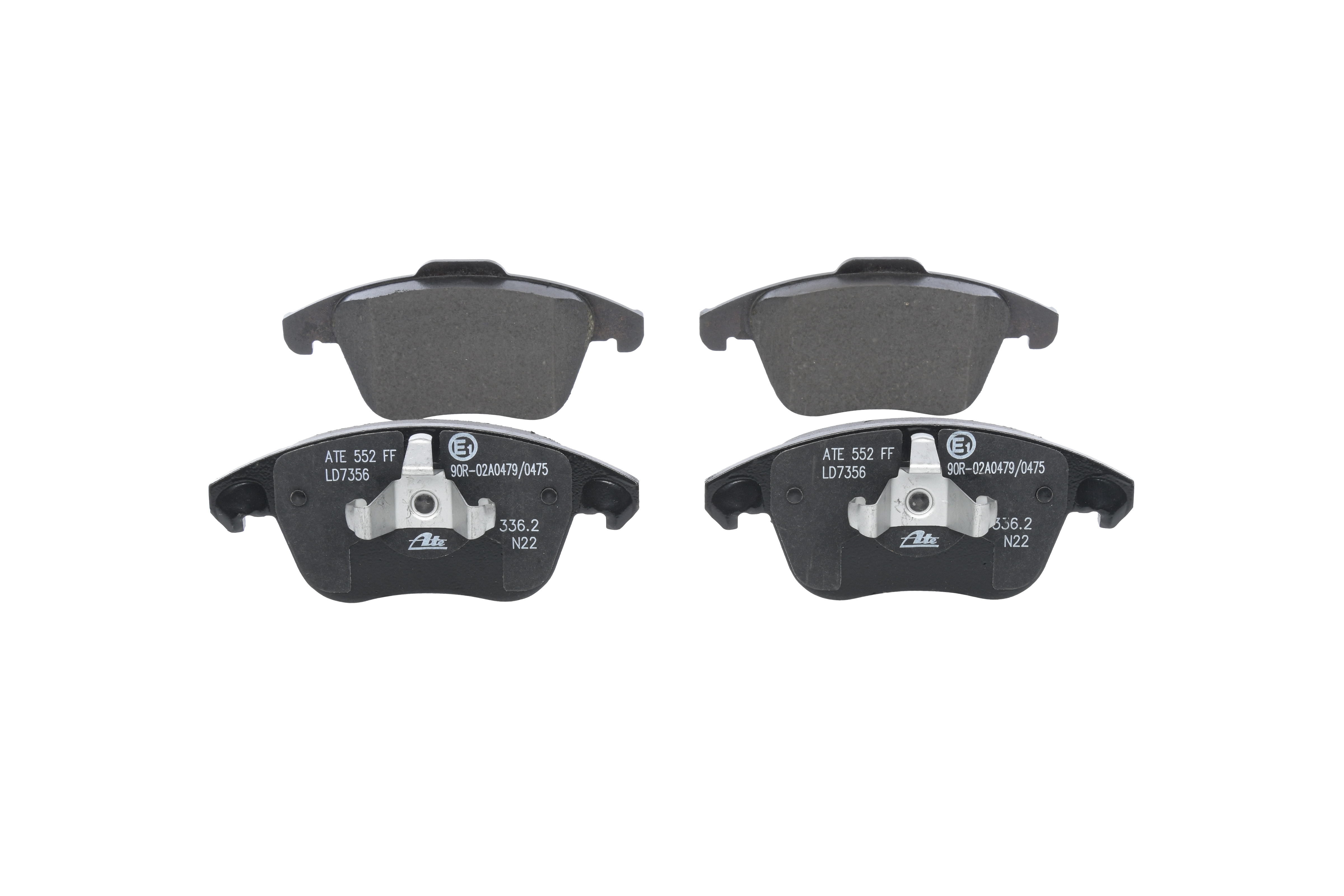 Plaquettes de frein 16 478 740 80 ATE 13.0470-7356.2 PEUGEOT, CITROЁN, OPEL, DS, VAUXHALL