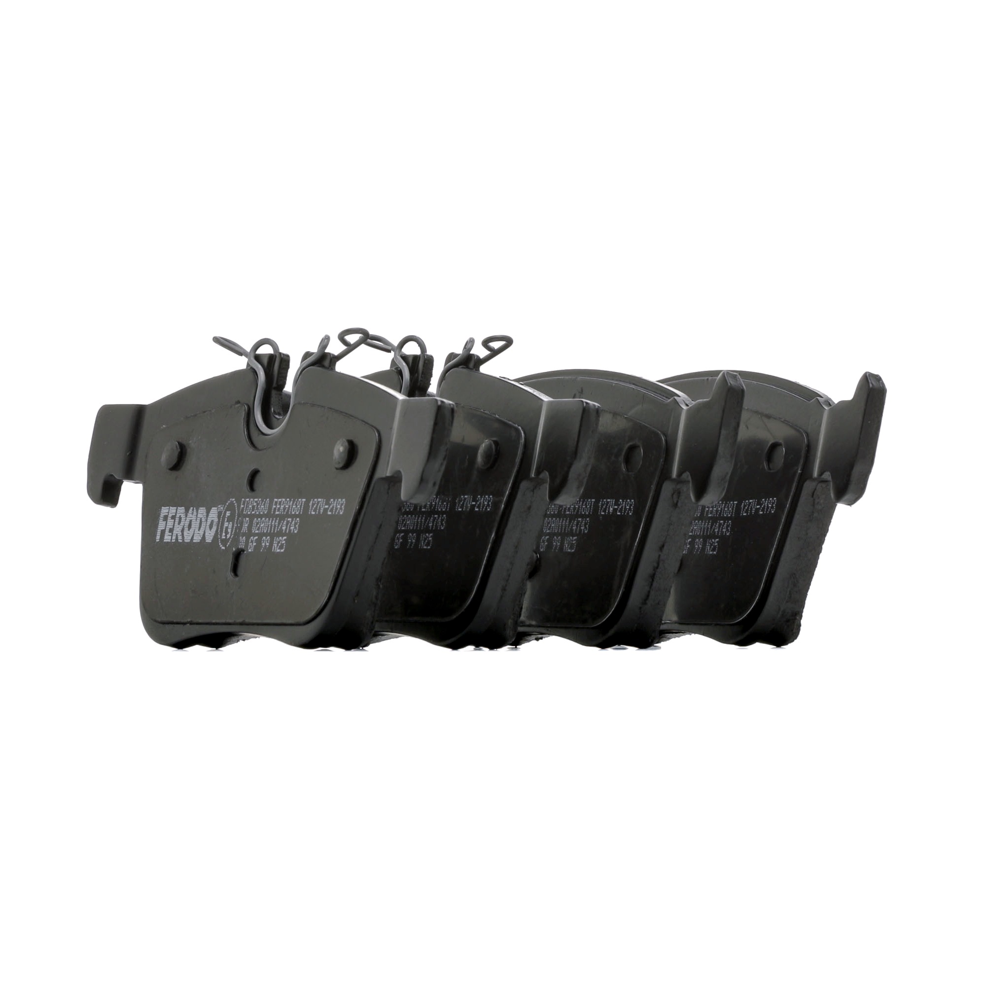 FERODO FDB5360 Bremsbelagsatz PREMIER ECO FRICTION für Verschleißwarnanzeige vorbereitet, ohne Zubehör