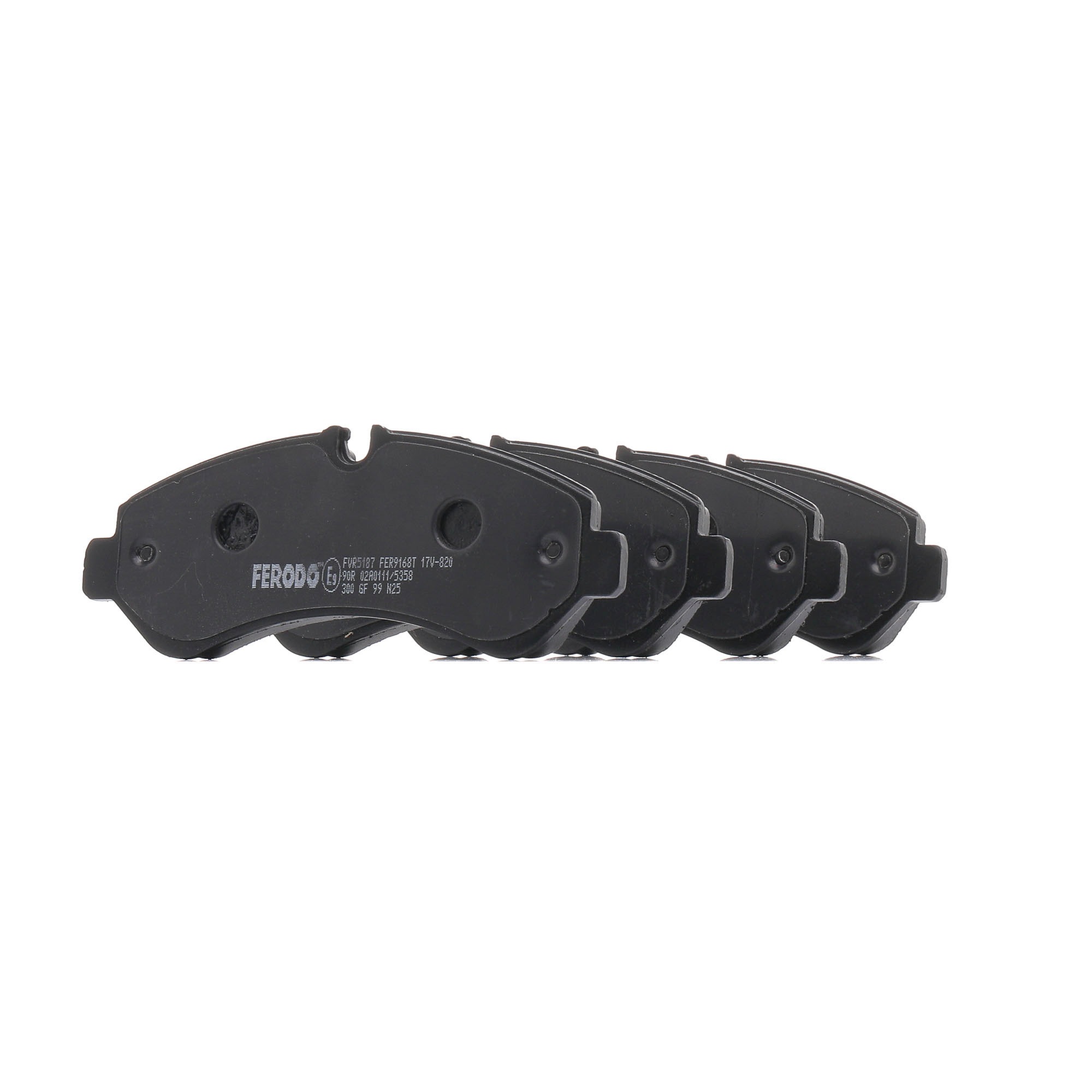Brake pad set, disc brake FERODO 573889J rating