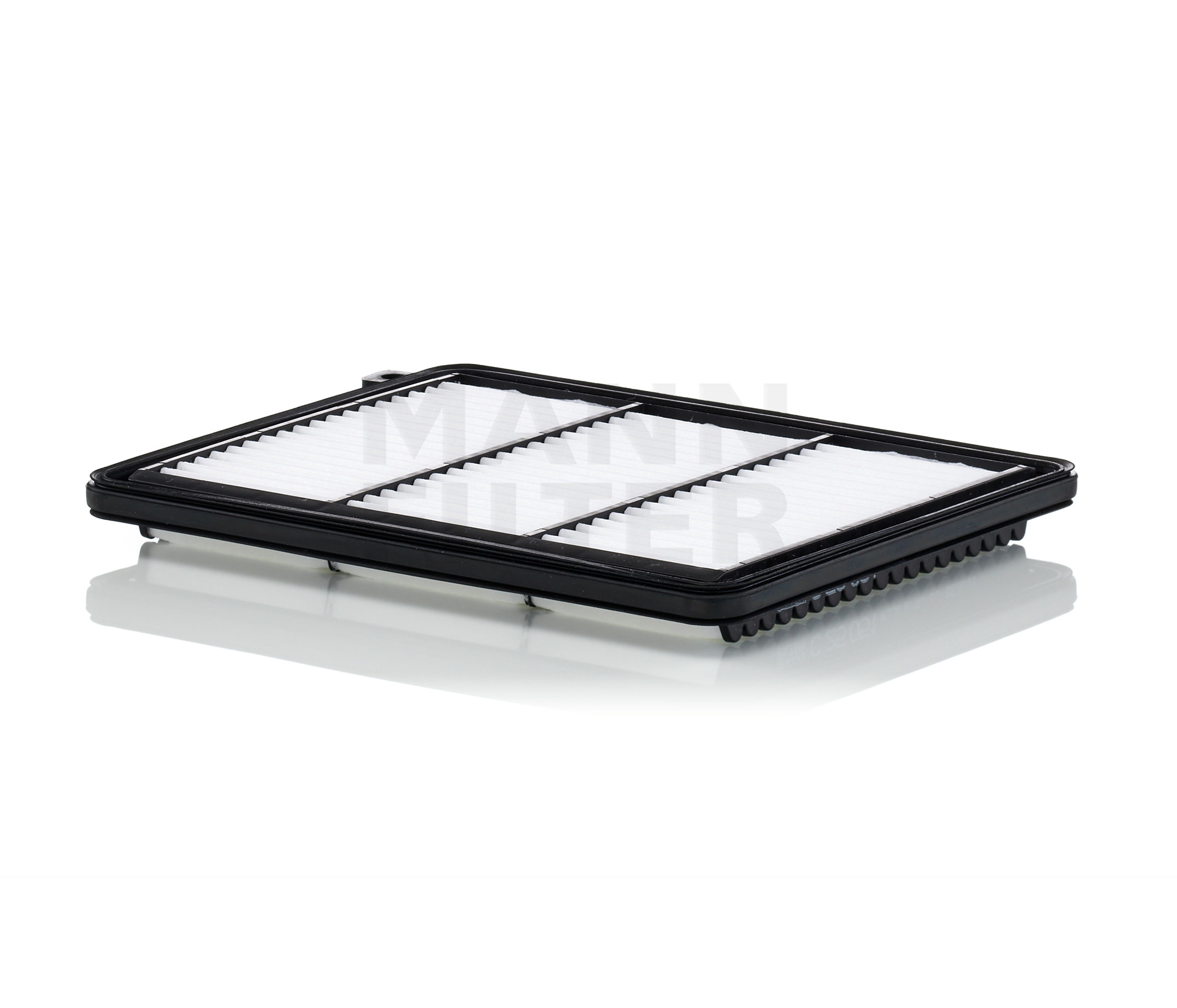 MANN-FILTER Filtro Aria C 2697 Per Auto – Dimensioni 256x208x43 Mm, Qualità Primo Equipaggiamento, Protezione Motore, Conforme REACH
