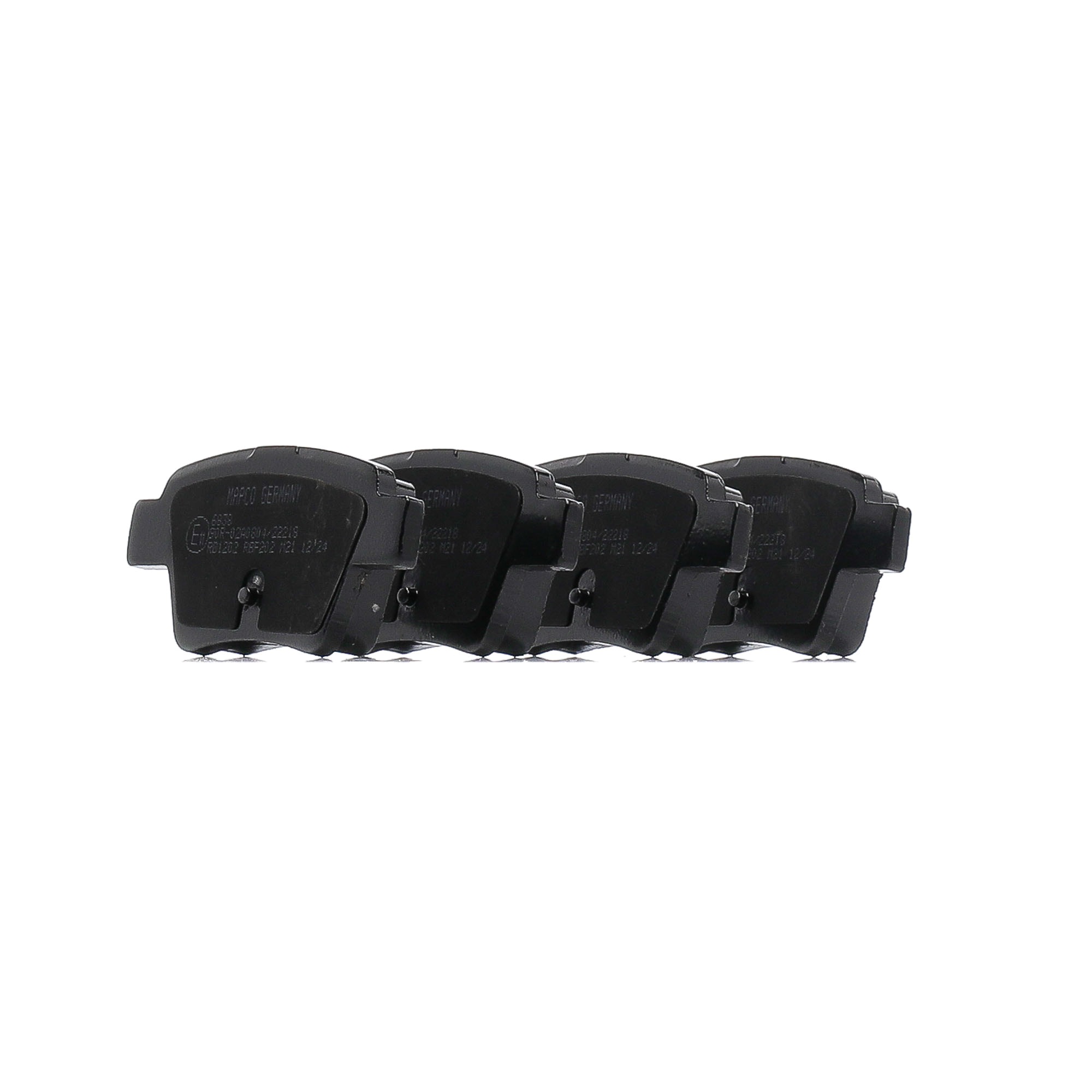 MAPCO 6838 Juego de pastillas de freno Ancho: 94,8mm, Altura: 46,9mm, Espesor: 17,3, 17,6mm