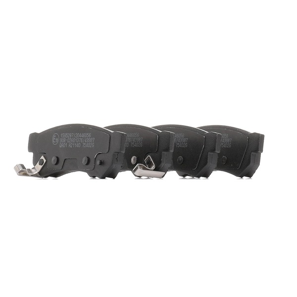 RIDEX 402B2062 Plaquettes de frein