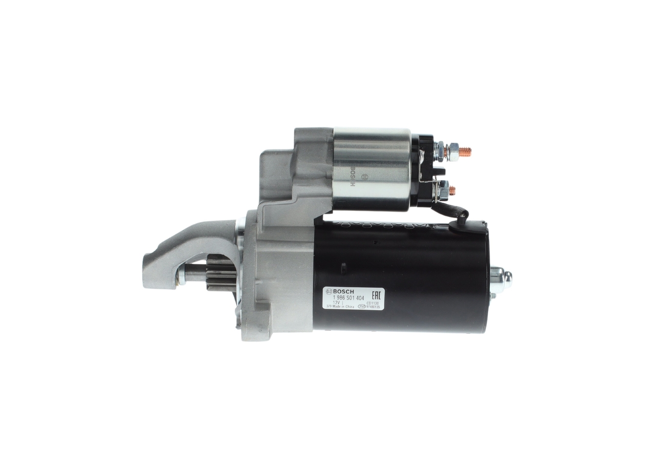 Anlasser 1 986 S01 404 BOSCH 078911023A VW, AUDI, SKODA, SEAT, CUPRA