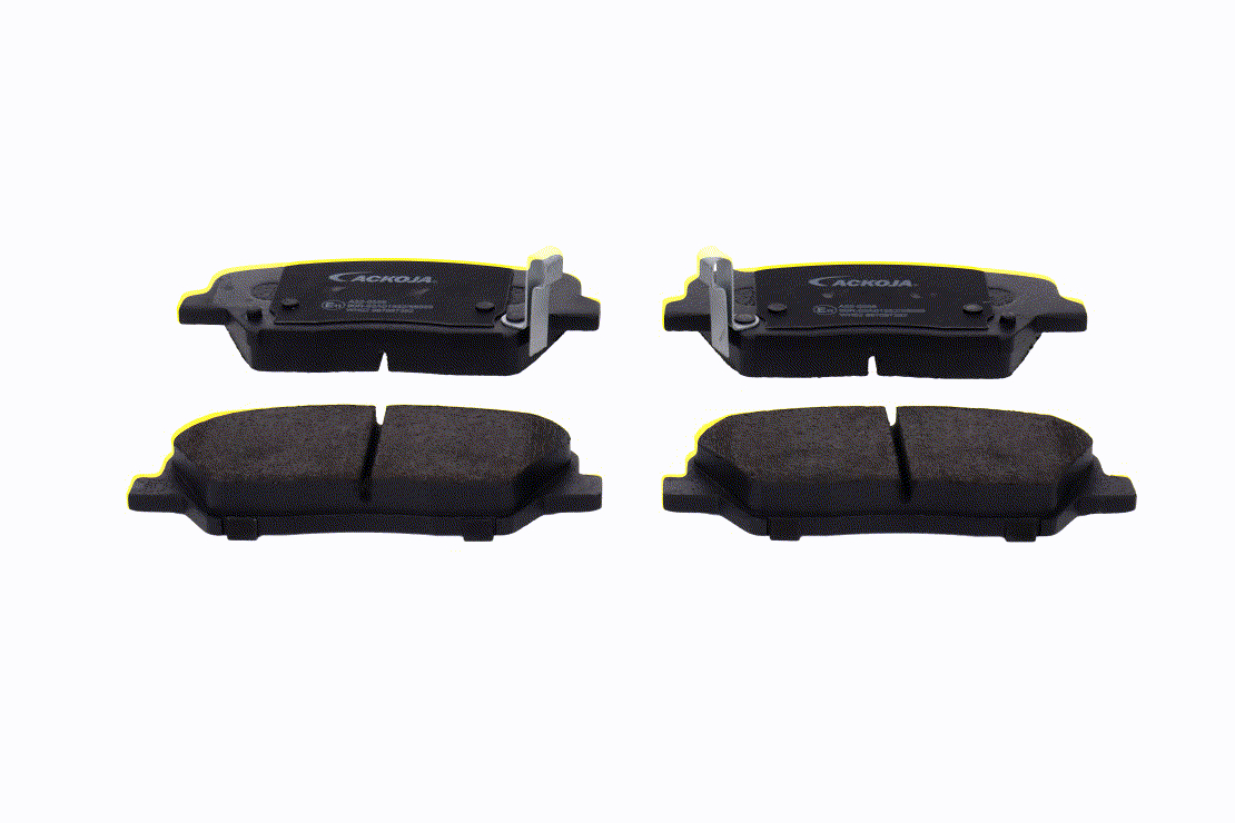 ACKOJA A52-0556 Bromsbelägg B: 133mm, H: 59,9mm, Tjocklek: 18mm