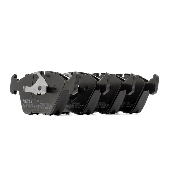 Комплект спирачно феродо, дискови спирачки 3411 2282 555 MEYLE 0252096820 BMW, MINI, JAGUAR