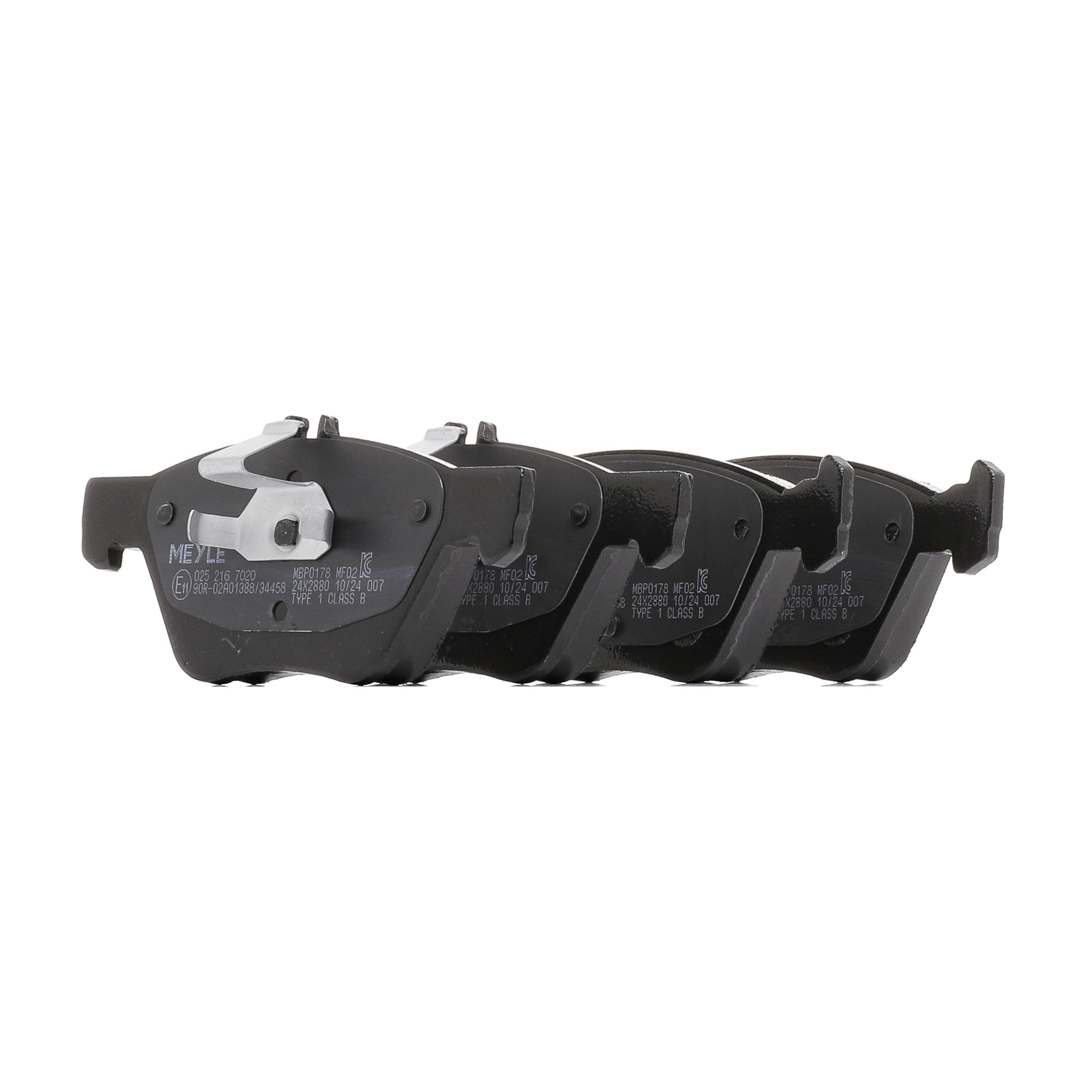 Комплект спирачно феродо, дискови спирачки 5114555AA MEYLE 0252167020 MERCEDES-BENZ, JEEP, CHEVROLET, CHRYSLER, DODGE
