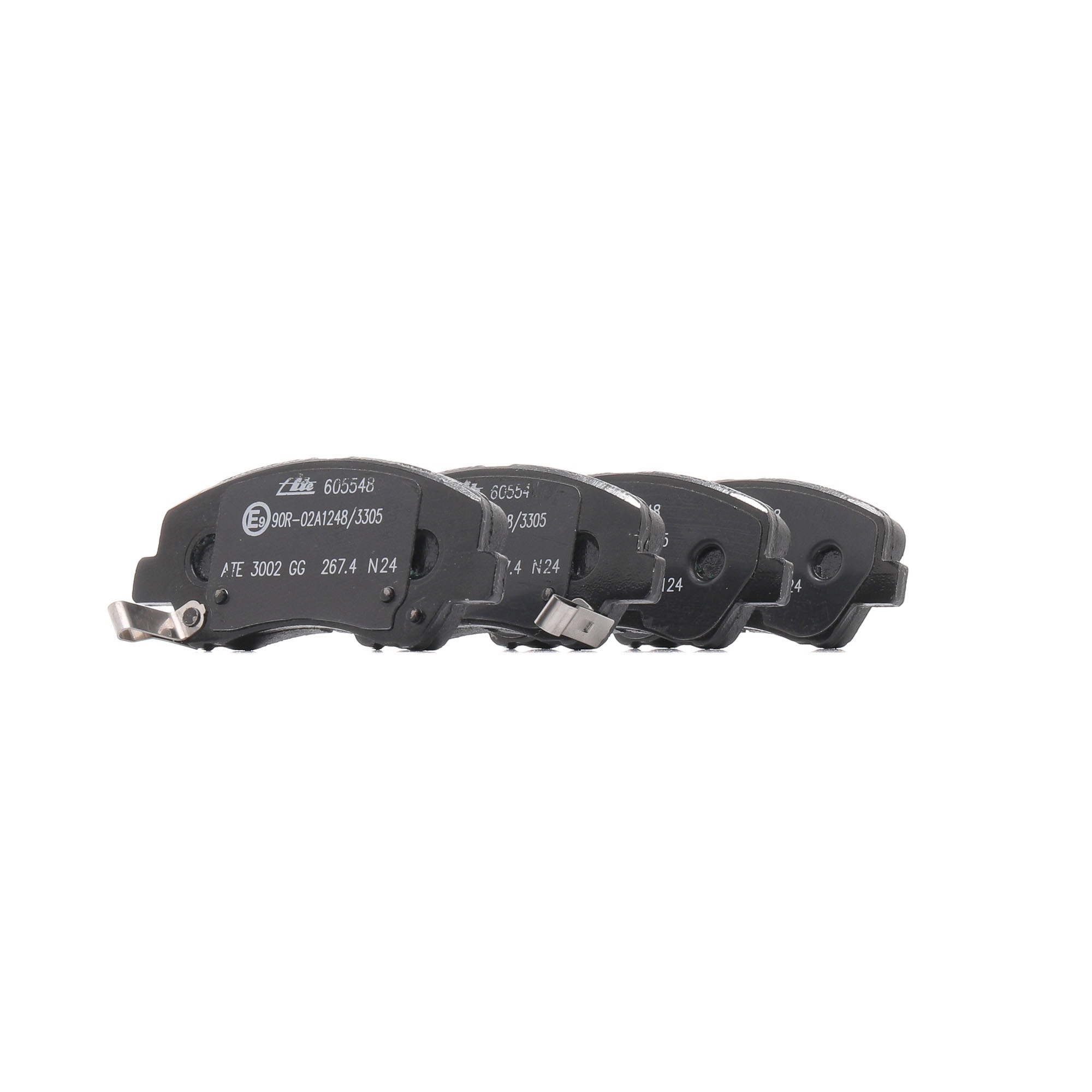 Brake pad set, disc brake ATE 25348 rating