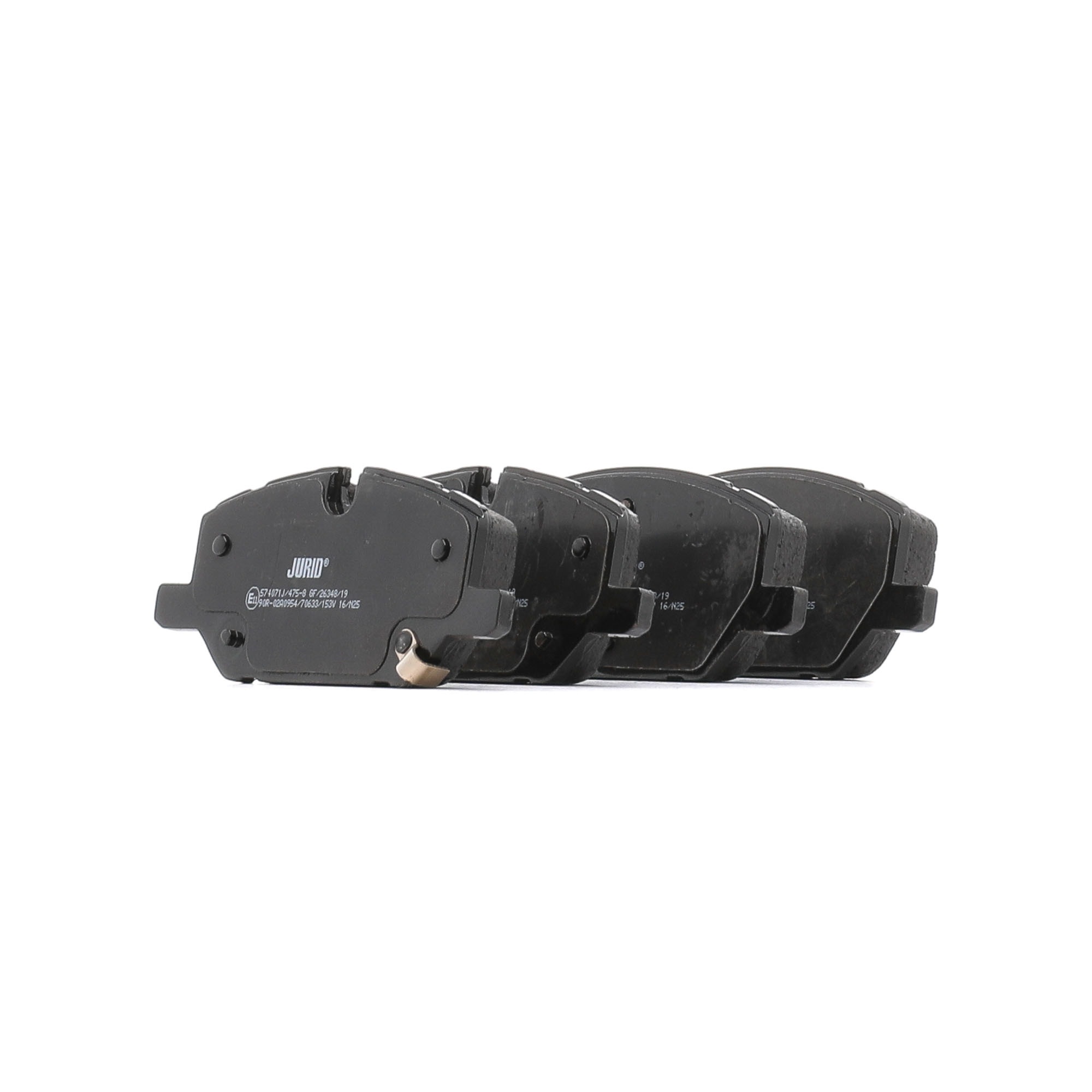 Комплект спирачно феродо, дискови спирачки 8478 2067 JURID 574071J OPEL, VAUXHALL, CADILLAC