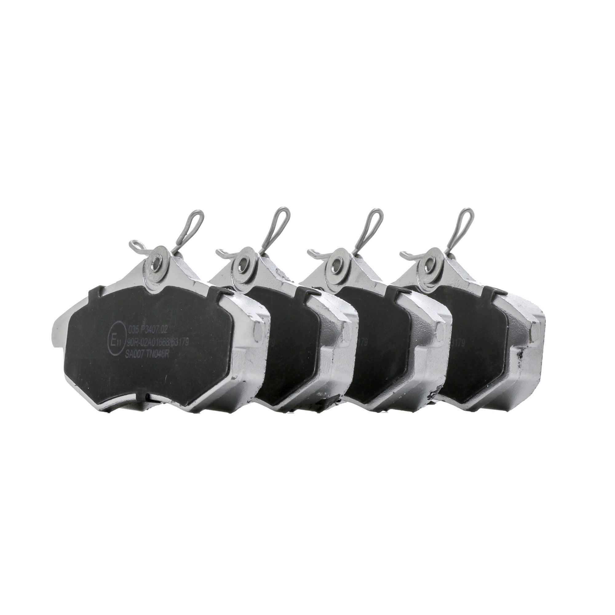 Комплект спирачно феродо, дискови спирачки 425258 ABAKUS 231-01-035 VW, PEUGEOT, RENAULT, CITROЁN, CHEVROLET