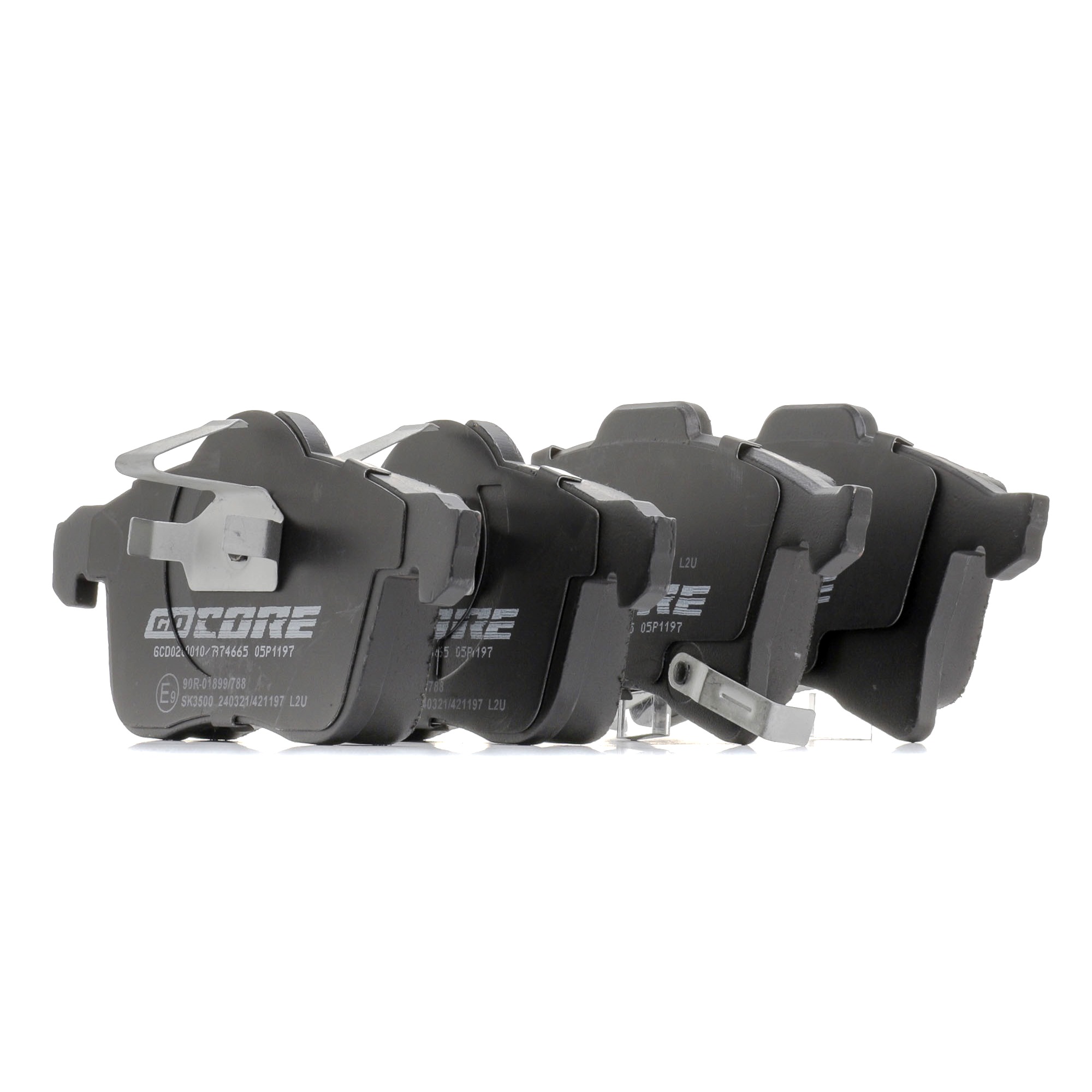 Комплект спирачно феродо, дискови спирачки 093176115 goCORE GCD020010 VAUXHALL