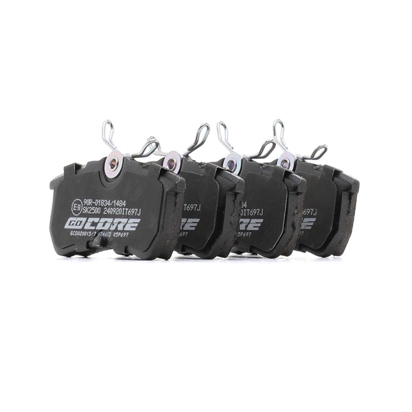 Remblokkenset voor schijfrem goCORE GCD020015