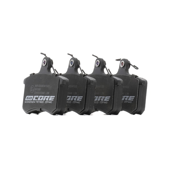 Bremsbeläge GCD020024 goCORE 859698451 VW, AUDI, SKODA, SEAT