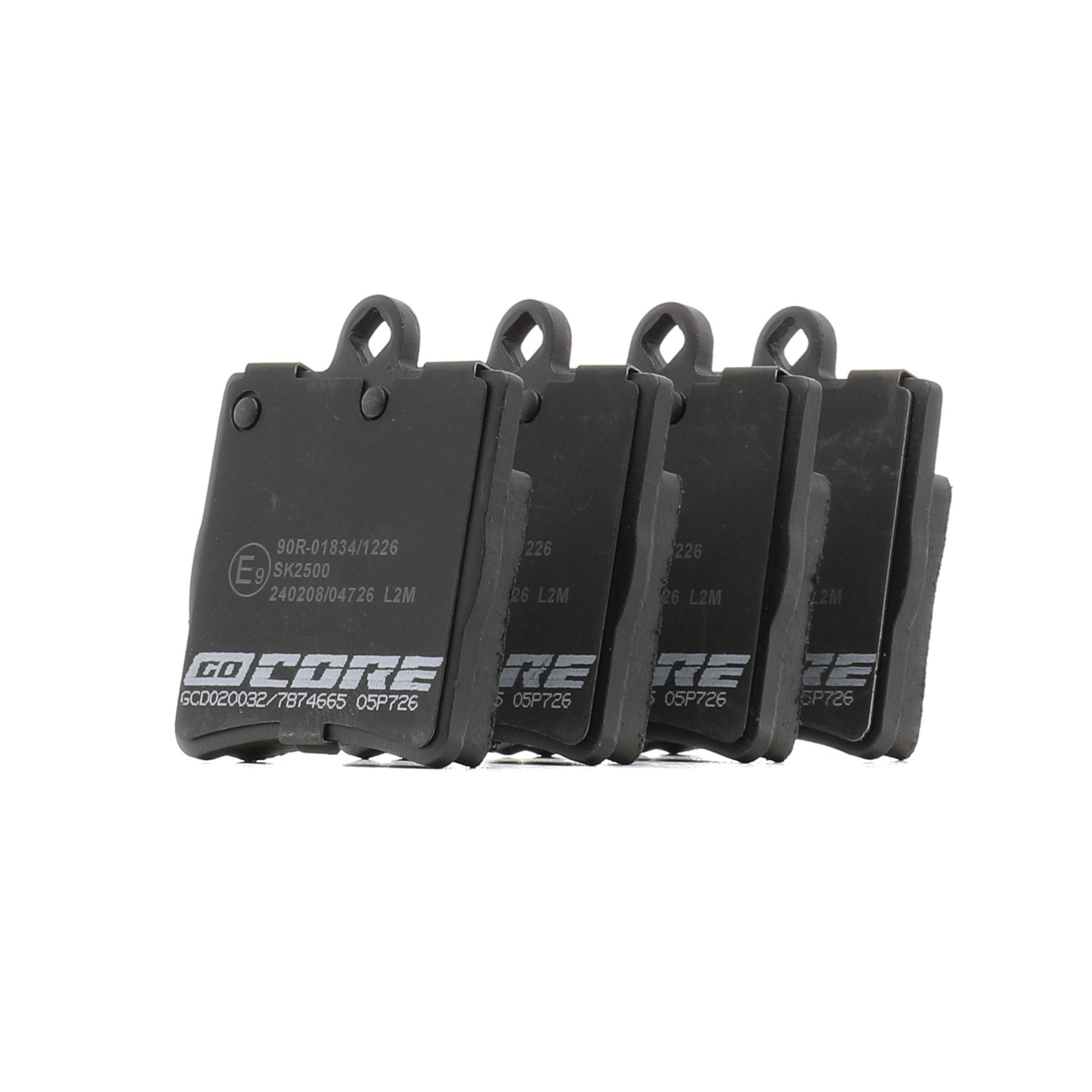 goCORE GCD020032 Bremsbelag MERCEDES-BENZ SLK 230 Kompressor 188 PS Benzin