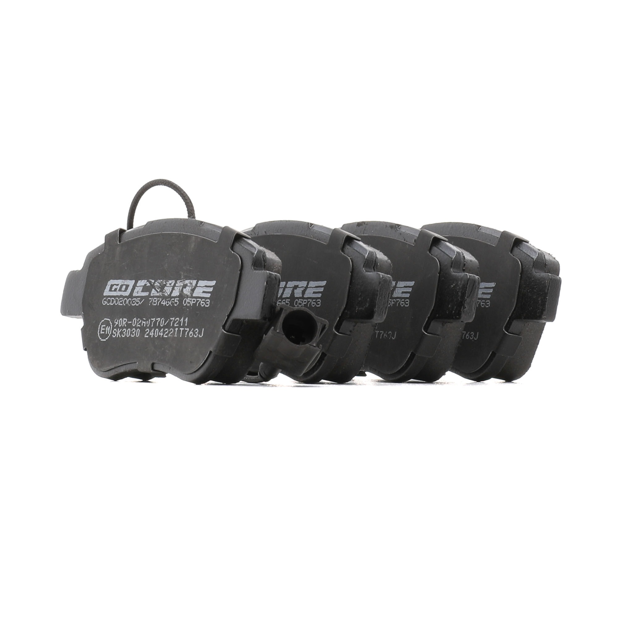 goCORE GCD020035 Bremsklötze FIAT PUNTO 1.4 75 PS Benzin