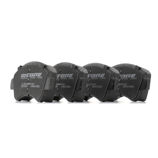 Bremsbeläge GCD020046 goCORE E172227 VW, OPEL, PEUGEOT, CITROЁN, PIAGGIO