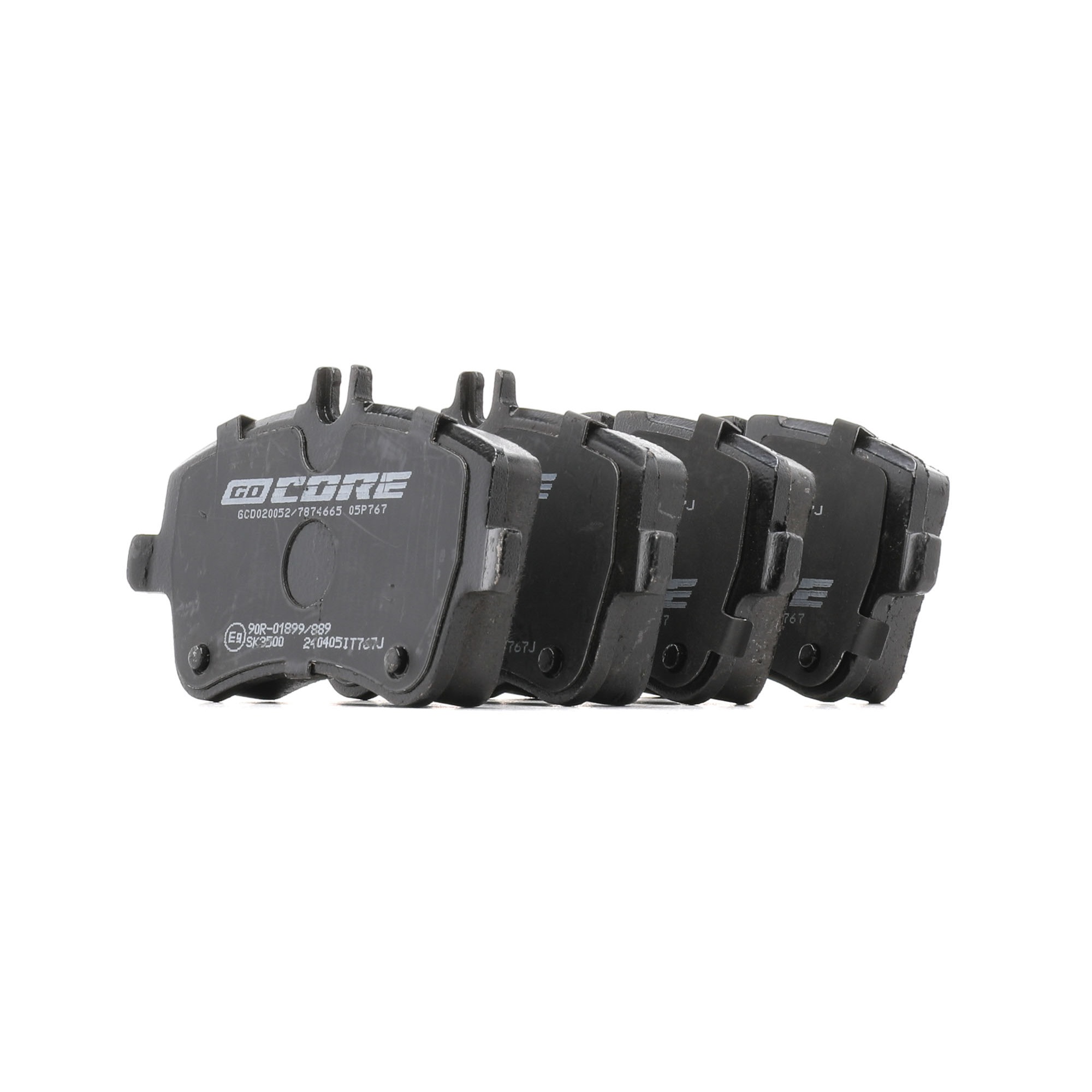 Remblokken A 003 420 60 20 goCORE GCD020052 MERCEDES-BENZ, SMART