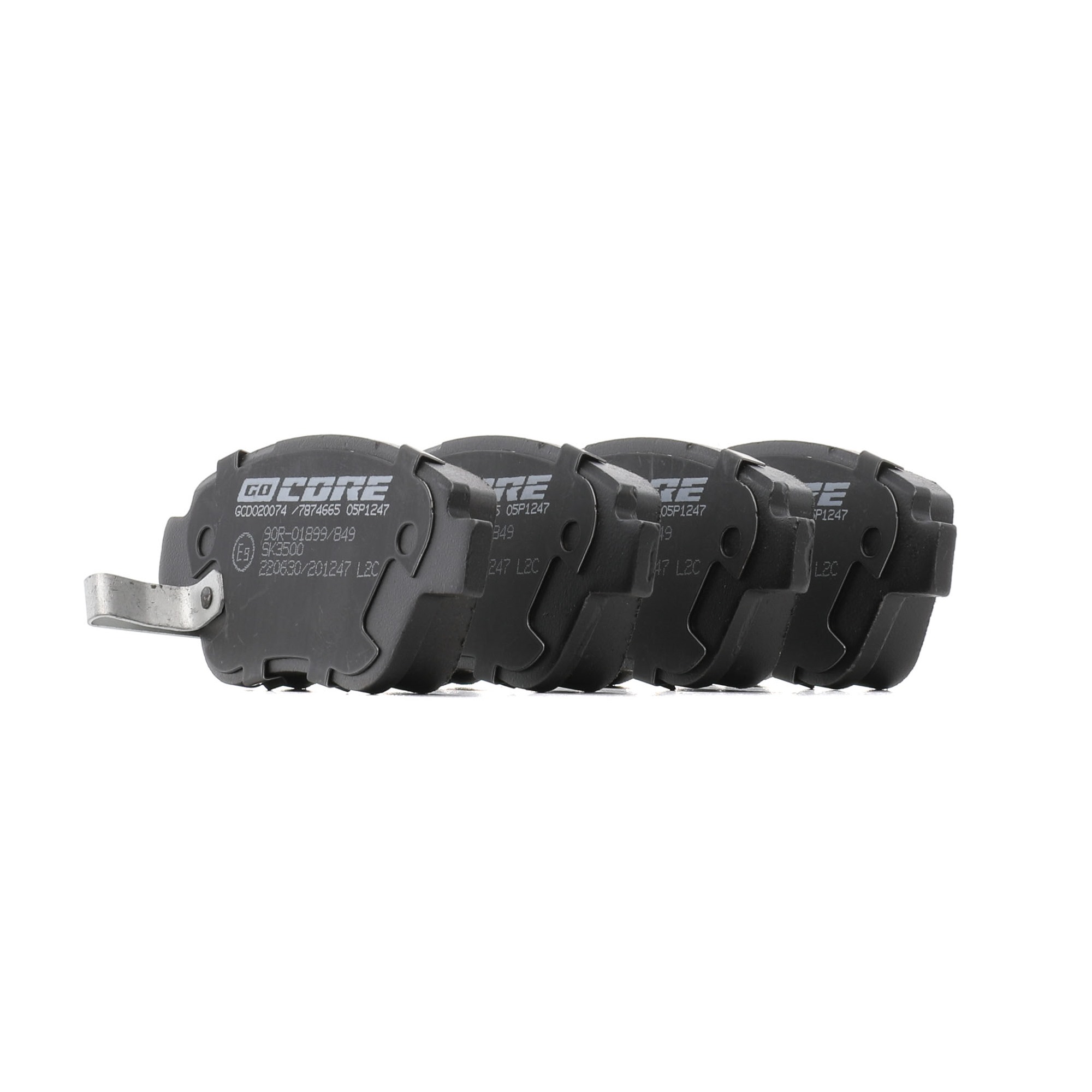goCORE GCD020074 Plaquettes de frein Corsa D 1.4 (L08) 101 CV Essence 2014