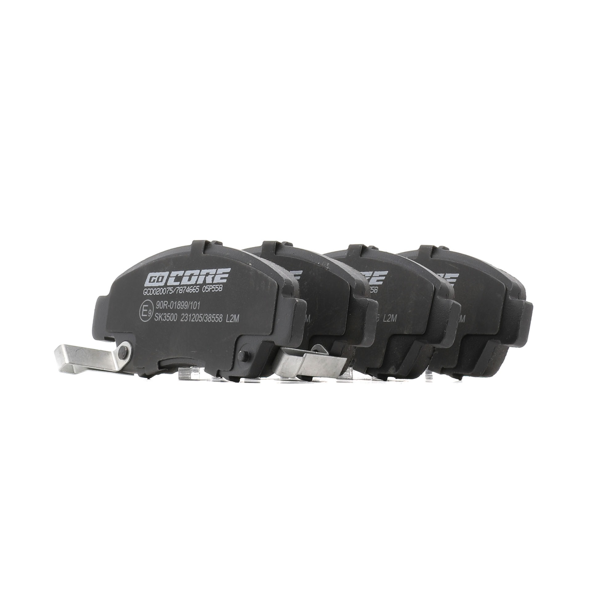 Комплект спирачно феродо, дискови спирачки H4502-S07-003 goCORE GCD020075 HONDA, NISSAN