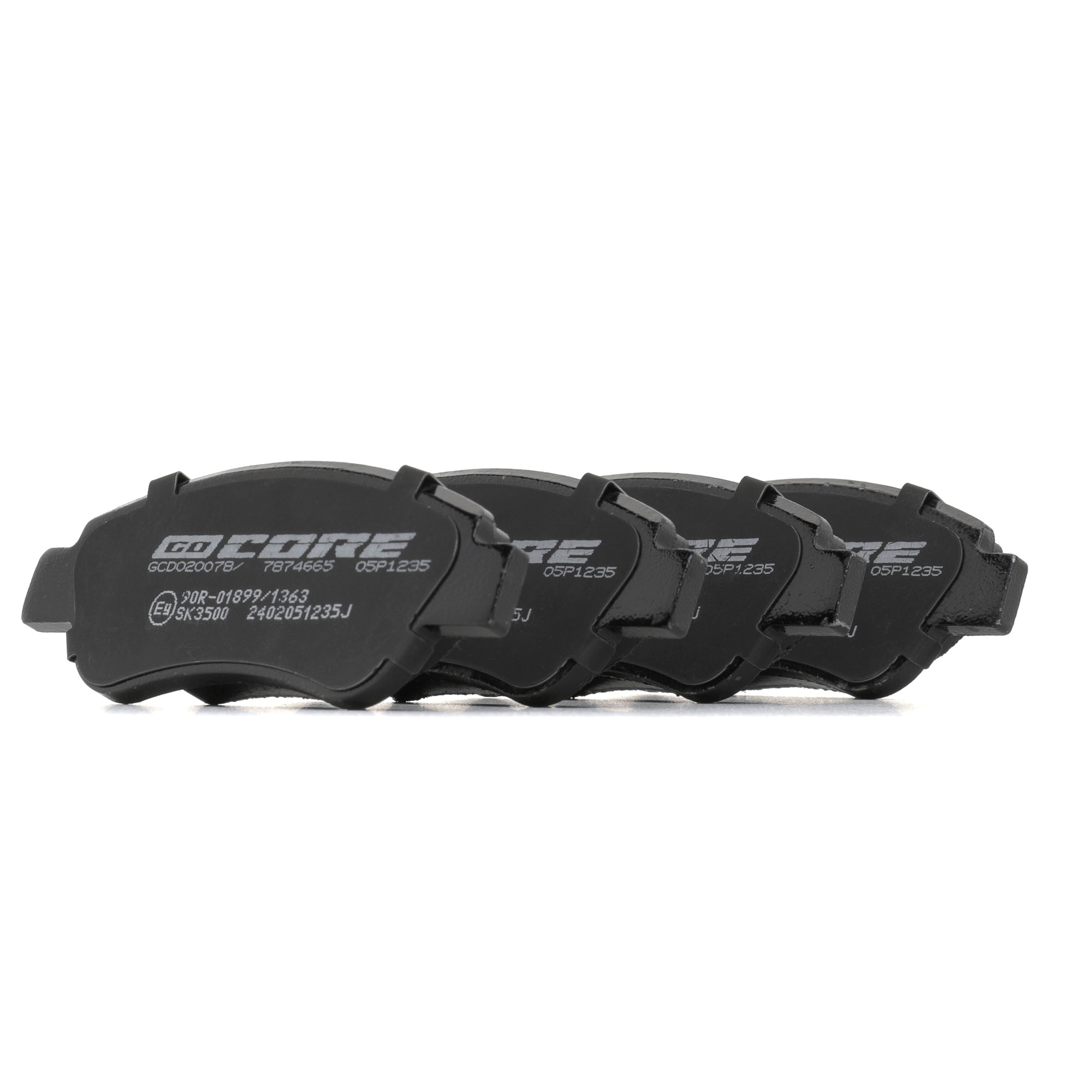 goCORE GCD020078 Remblok Citroen C1 2 1.0 VTi 72 Pk Benzine 2018