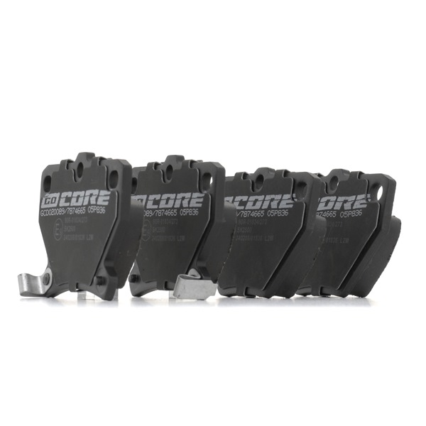 Bremsbeläge 04466-52090 goCORE GCD020089 TOYOTA, ALFA ROMEO, SATURN, WIESMANN