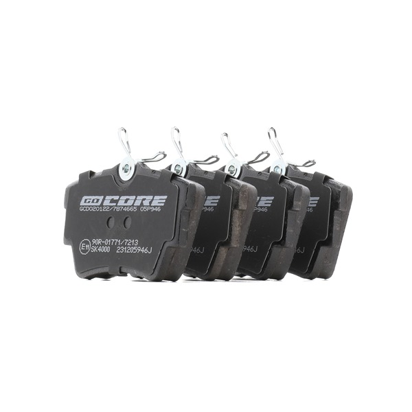 goCORE GCD020122 Plaquettes de frein Plaquettes de frein 44060-7337R goCORE GCD020122 RENAULT, OPEL, FIAT, RENAULT TRUCKS, VAUXHALL