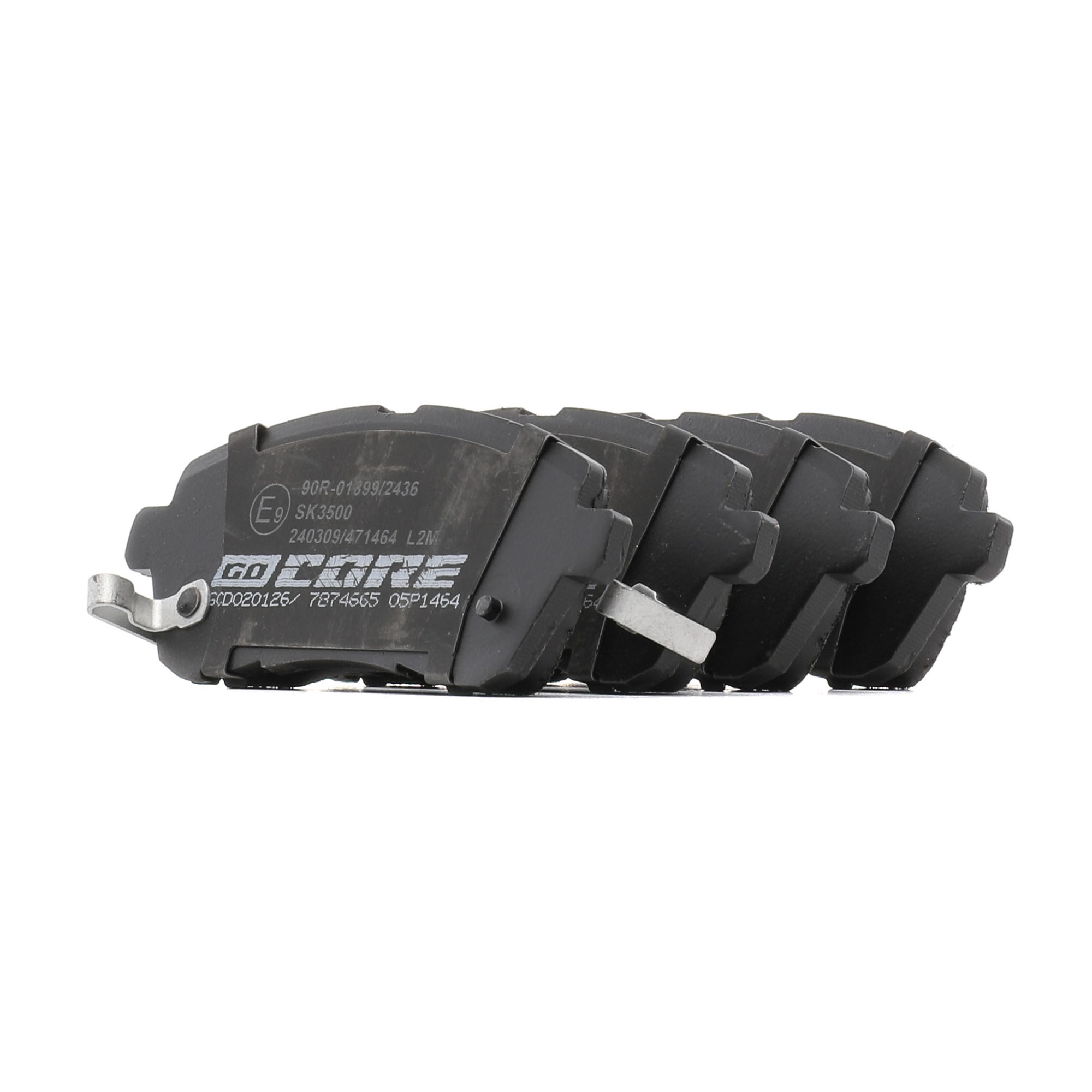 goCORE GCD020126 Remblokken Suzuki Swift fz nz 1.2 (AZH 412, ZC72S) 94 Pk Benzine 2011