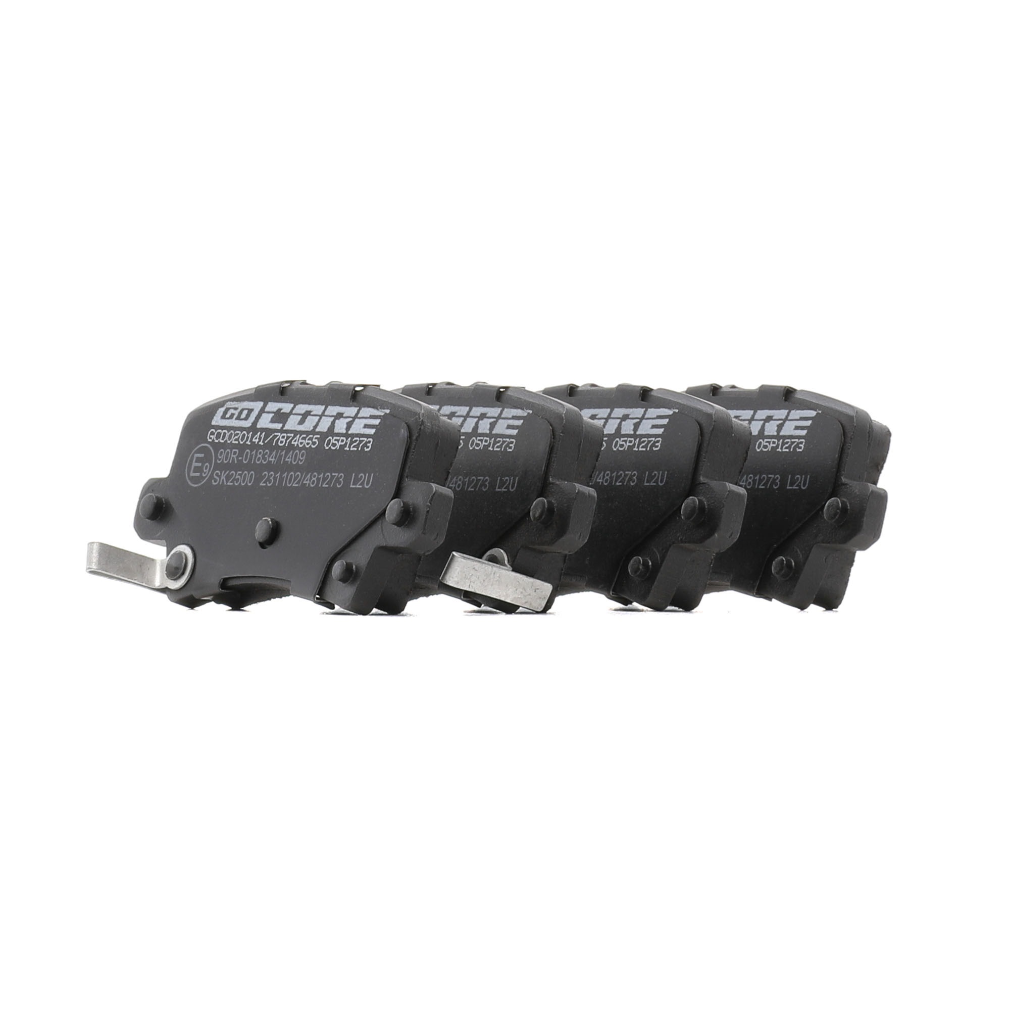 goCORE GCD020141 Plaquettes de frein Honda Civic VIII 2.0 i-VTEC Type R (FN2) 241 CV Essence 2010