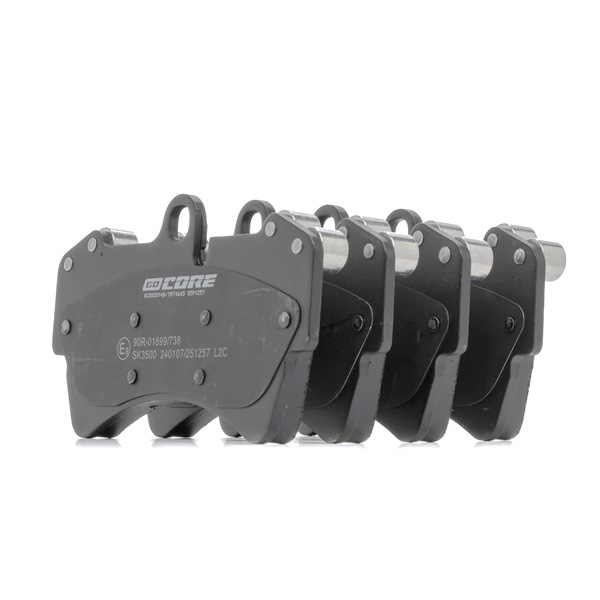 Bremsbeläge 4L0 698 151C goCORE GCD020148 VW, AUDI, SKODA, SEAT, PORSCHE