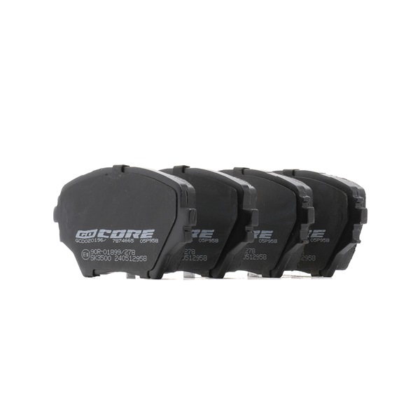 goCORE GCD020196 Bremsbeläge Bremsbeläge GCD020196 goCORE 0446542070 TOYOTA, LEXUS, SATURN, WIESMANN