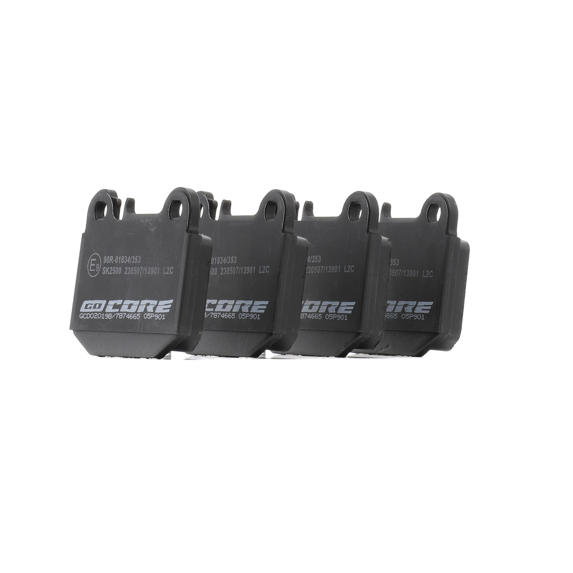 goCORE GCD020198 Plaquettes de frein Mercedes ML W163 ML 400 CDI 4.0 (163.128) 250 CV Diesel 2005