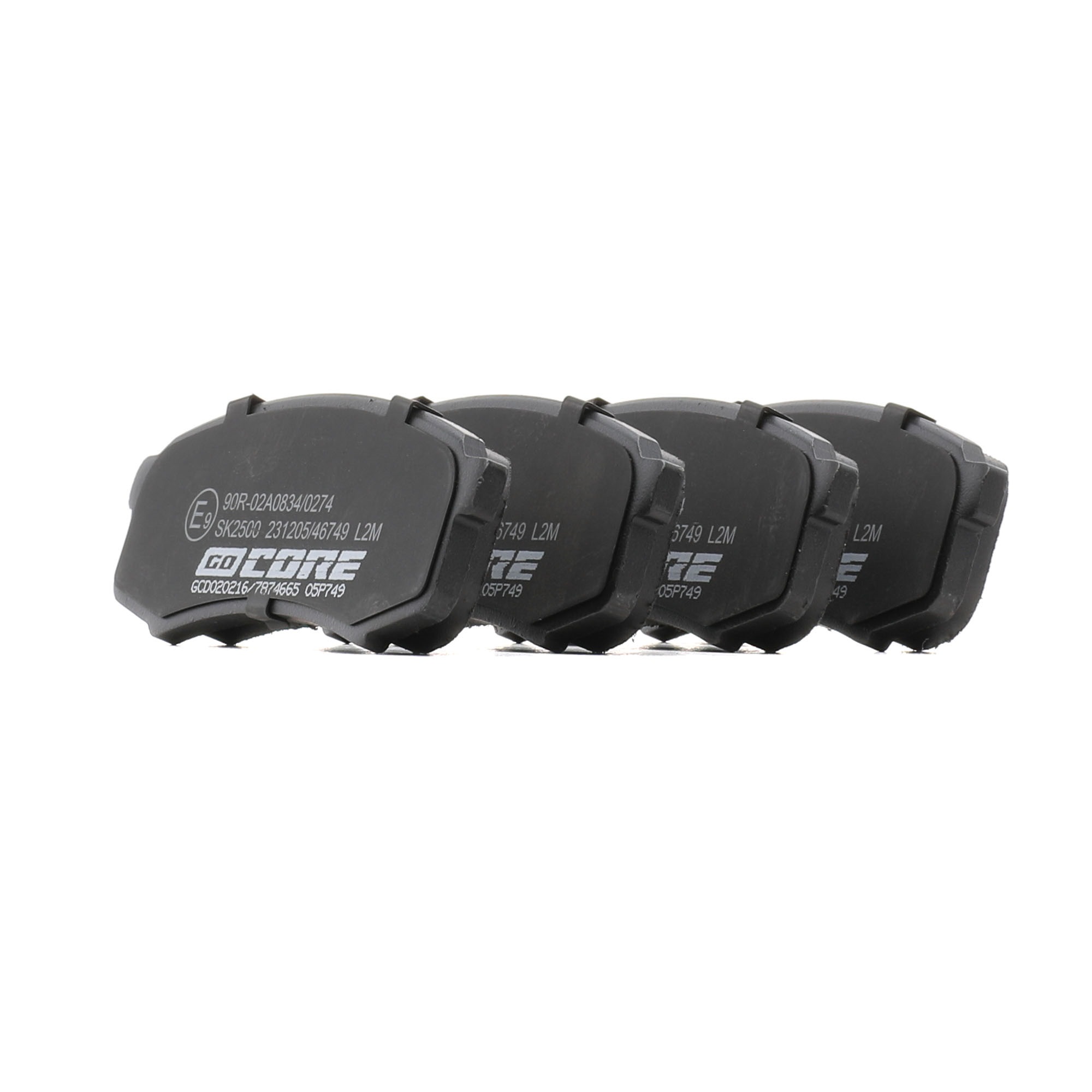 goCORE GCD020216 Plaquettes de frein Toyota Land Cruiser 100 4.2 TD (HDJ100_, HDJ100) 204 CV Diesel 2007