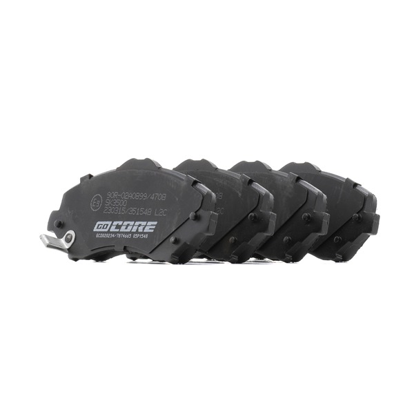 goCORE GCD020234 Bremsbeläge Bremsbeläge K68 0933 23AA goCORE GCD020234 FIAT, ALFA ROMEO, JEEP, CHRYSLER, LANCIA