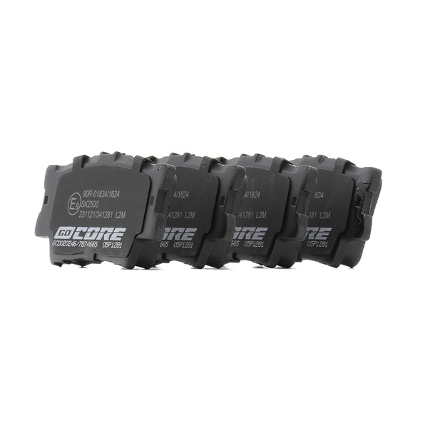 goCORE GCD020246 Bremsbeläge Bremsbeläge 04466-YZZE8 goCORE GCD020246 TOYOTA, LEXUS, DAIHATSU, SATURN, WIESMANN