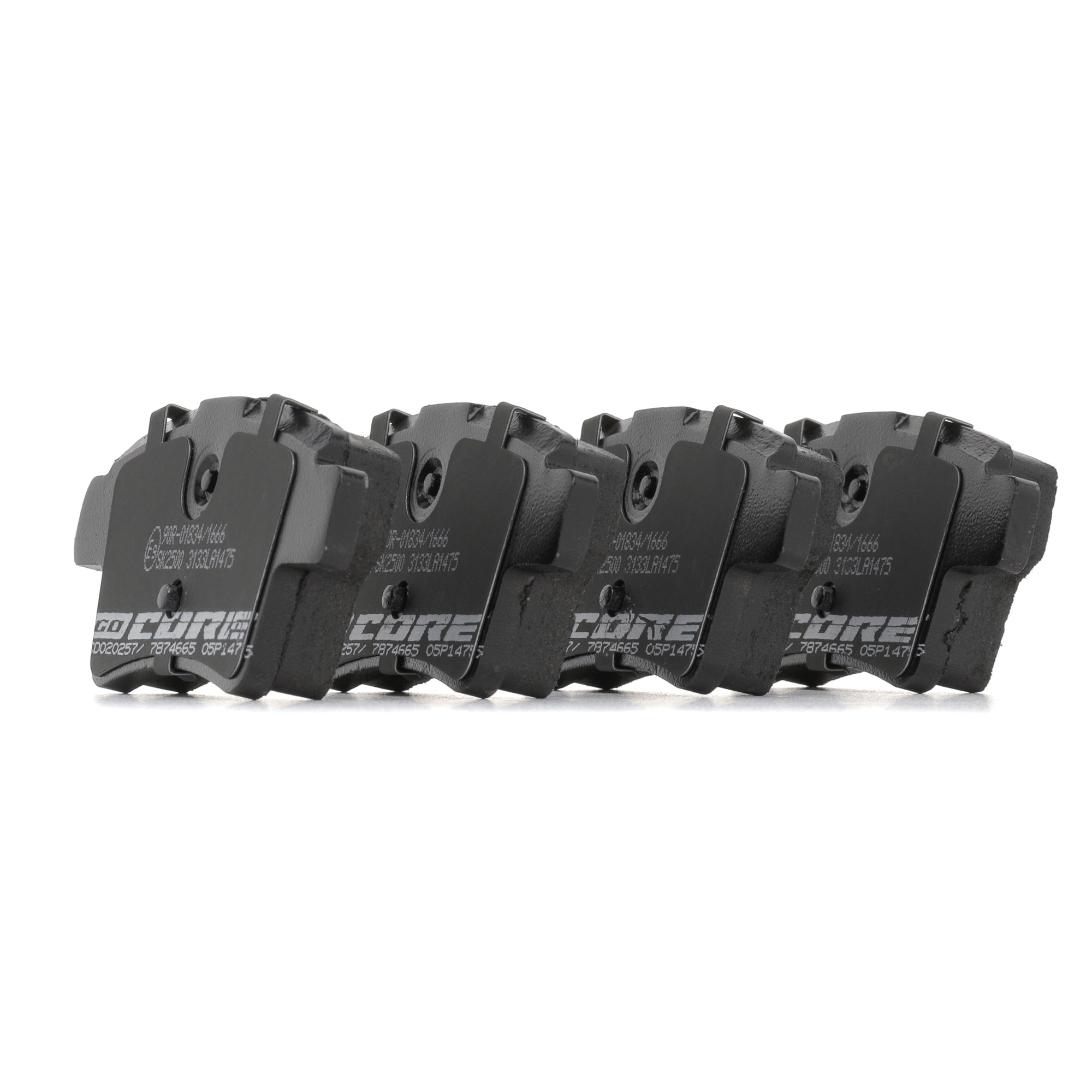 goCORE GCD020257 Race-remblokken Citroen C4 Grand Picasso mk1 2.0 HDi 150 Pk Diesel 2009