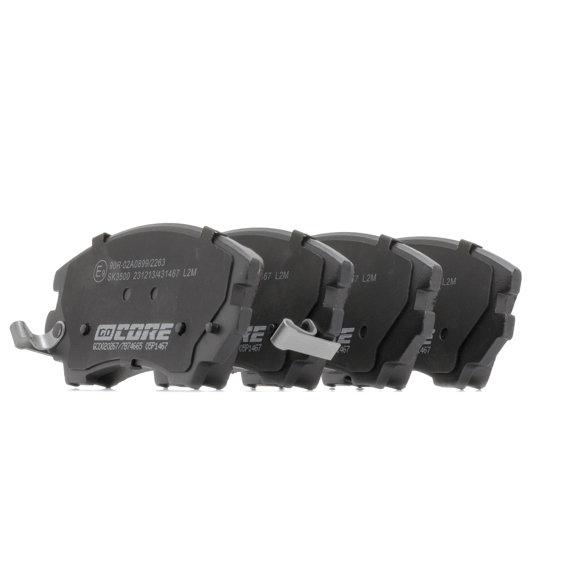 goCORE GCD020267 Remblok VAUXHALL Astra Mk6 (J) Station Wagon (P10) 1.6 SIDI 170 Pk Benzine 2012