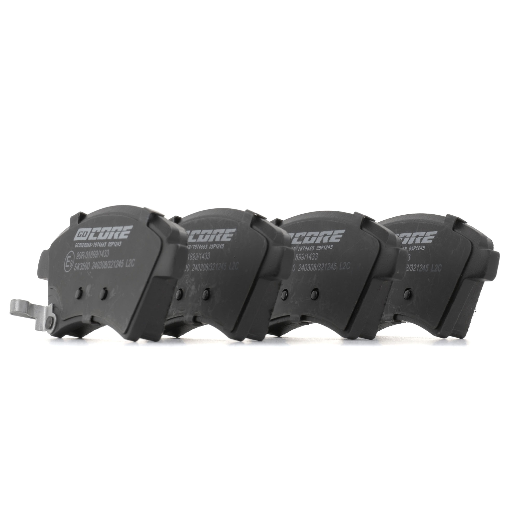 Комплект спирачно феродо, дискови спирачки 71773147 goCORE GCD020268 FIAT, ALFA ROMEO, CHRYSLER, LANCIA
