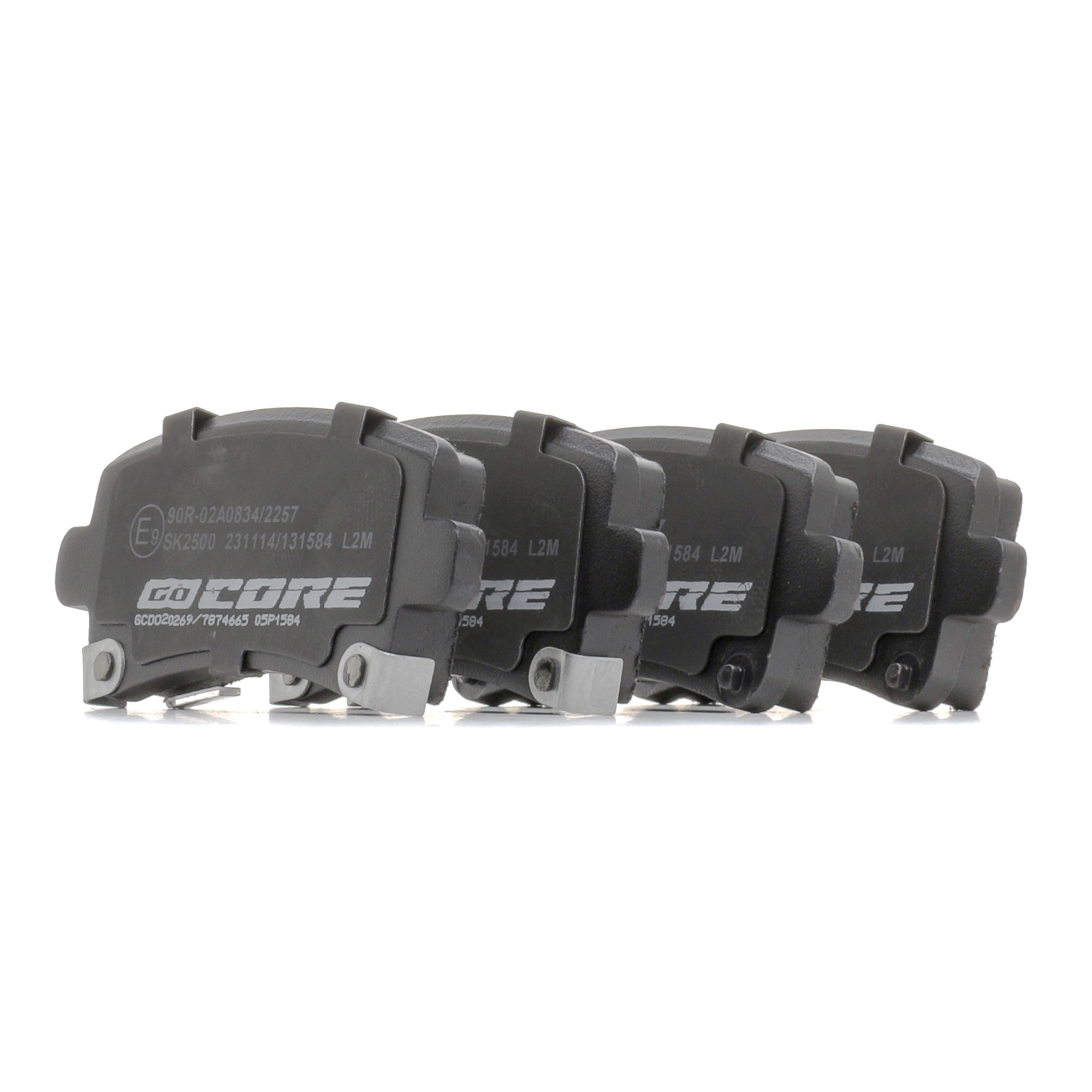 Bremsbeläge GCD020269 goCORE 22846360 CADILLAC, VAUXHALL, BUICK