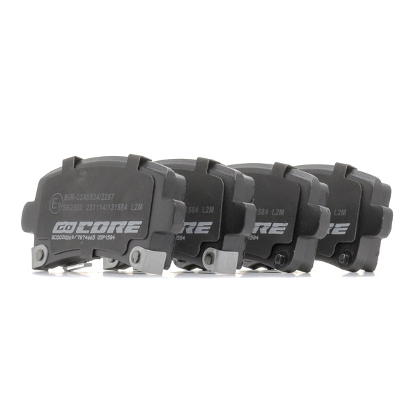 goCORE GCD020269 Bremsbeläge Bremsbeläge GCD020269 goCORE 95514644 OPEL, CITROЁN, CHEVROLET, SAAB, VAUXHALL