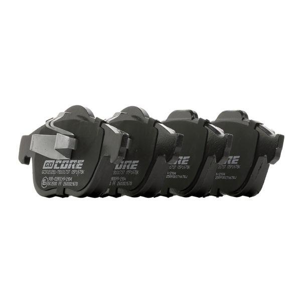 goCORE GCD020281 Bromsbelägg