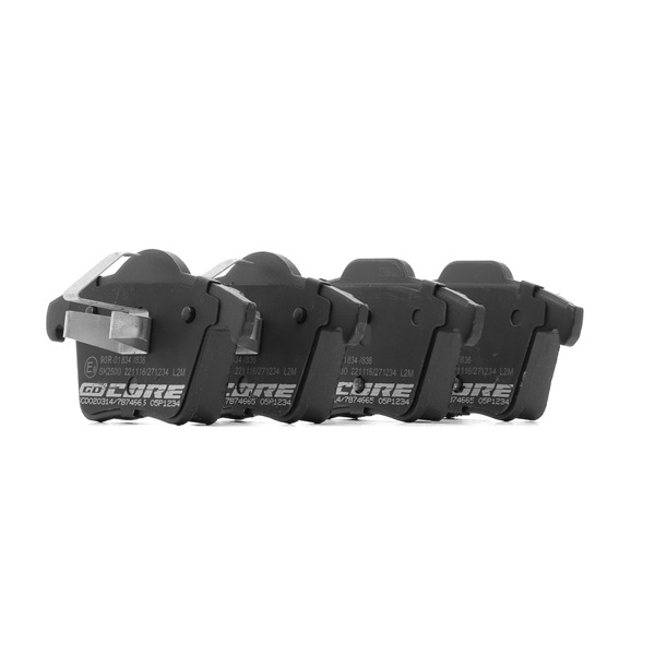 goCORE GCD020314 Bremsbeläge Bremsbeläge GCD020314 goCORE 274512 VOLVO, SATURN