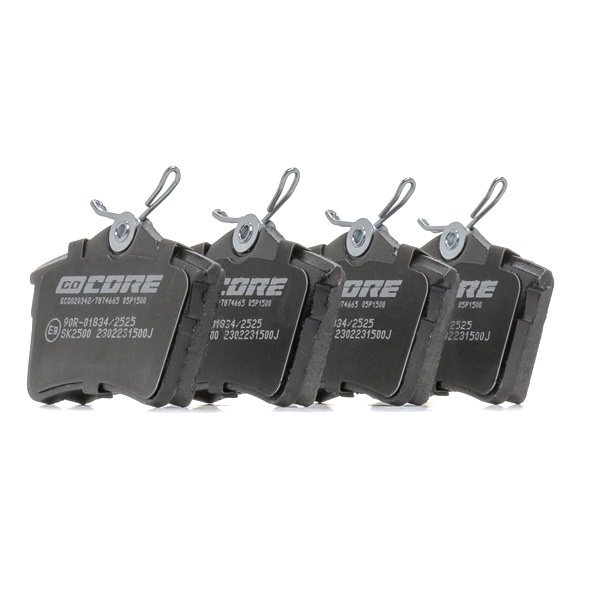 goCORE GCD020342 Bremsbeläge Bremsbeläge GCD020342 goCORE 1623180680 PEUGEOT, CITROЁN, DS