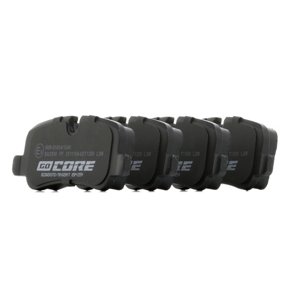 goCORE GCD020372 Pastilhas de travão