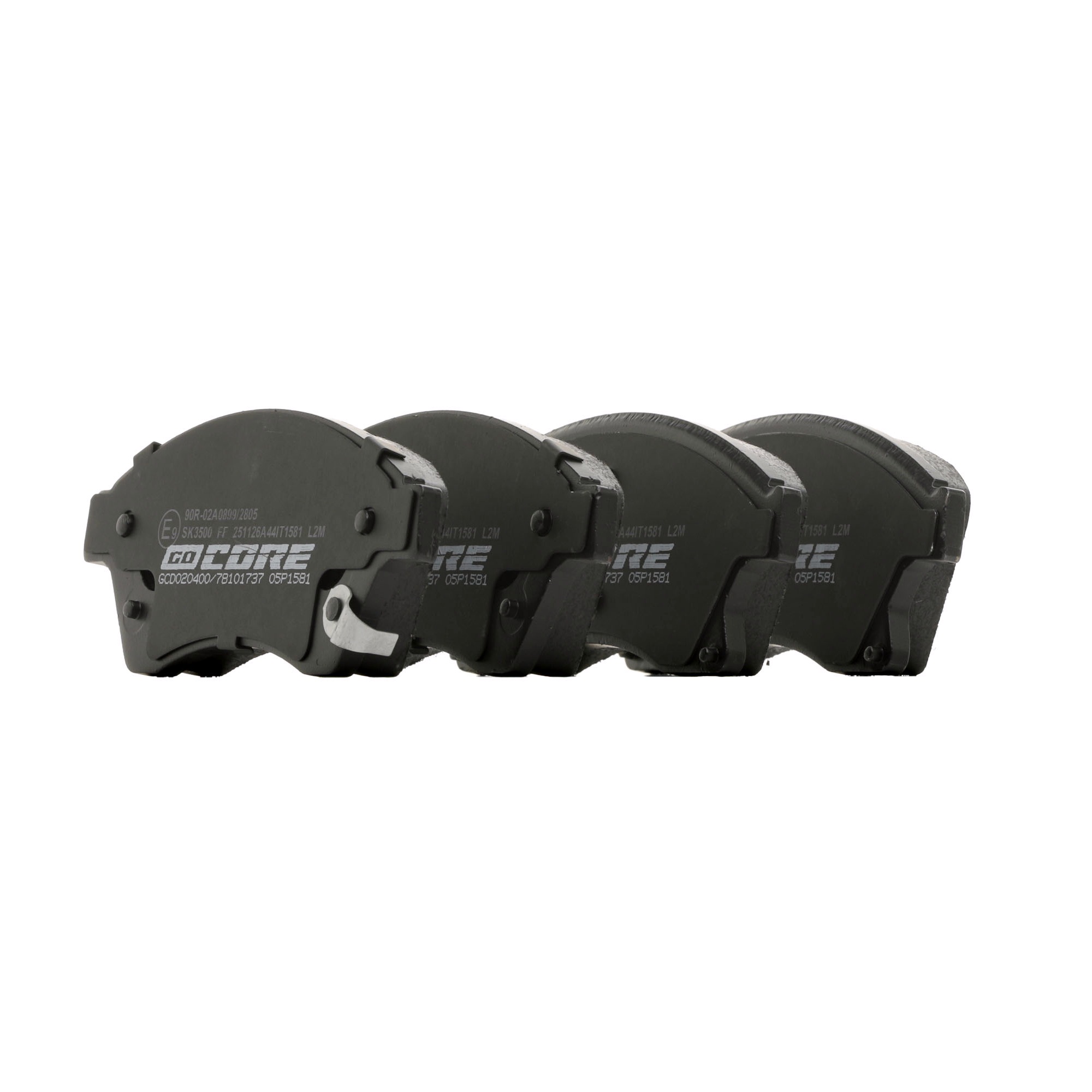 GCD020400 Bromsbelägg goCORE 13356286