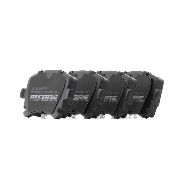 Bremsbeläge 4E0.698.451A goCORE GCD020404 VW, AUDI, SKODA, SEAT