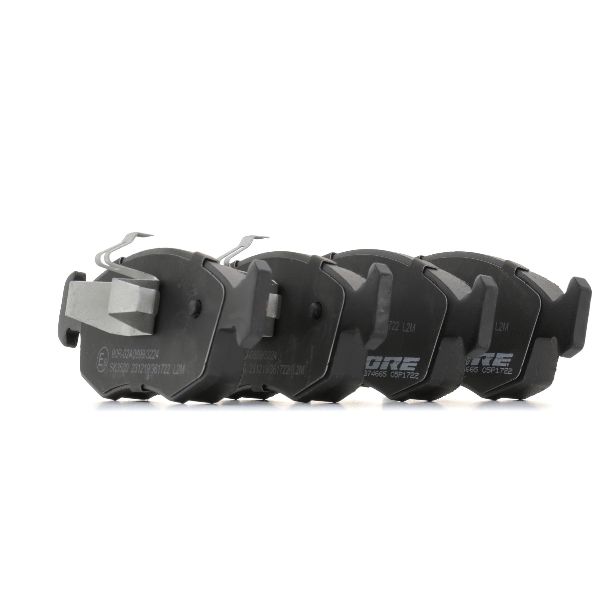 goCORE GCD020410 Plaquettes de frein Lancia Ypsilon 3 1.2 (312.PXA1A, 312.YXA1A) 69 CV Essence 2019