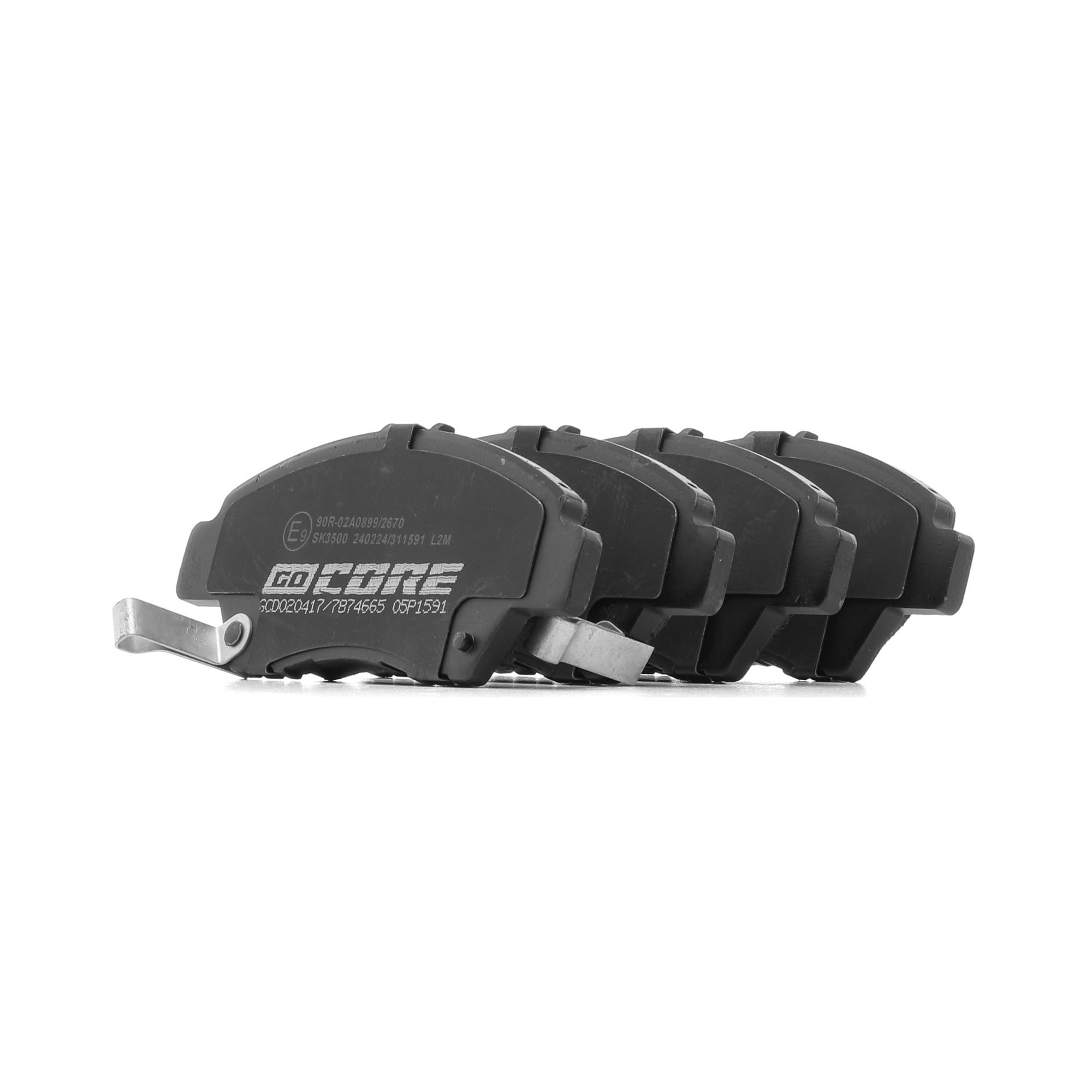 goCORE GCD020417 Накладки HONDA Civic VIII Седан (FD, FA) 1.3 IMA (FD3) 116 K.C. бензин/ електро 2011
