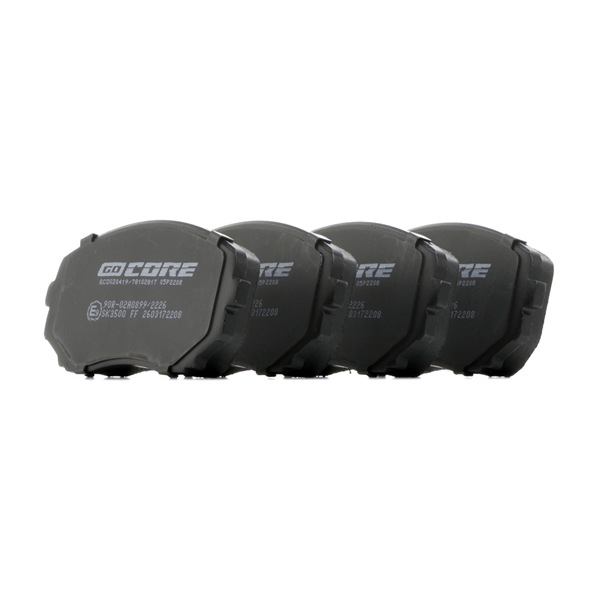 goCORE GCD020419 Fékbetét készlet, tárcsafék